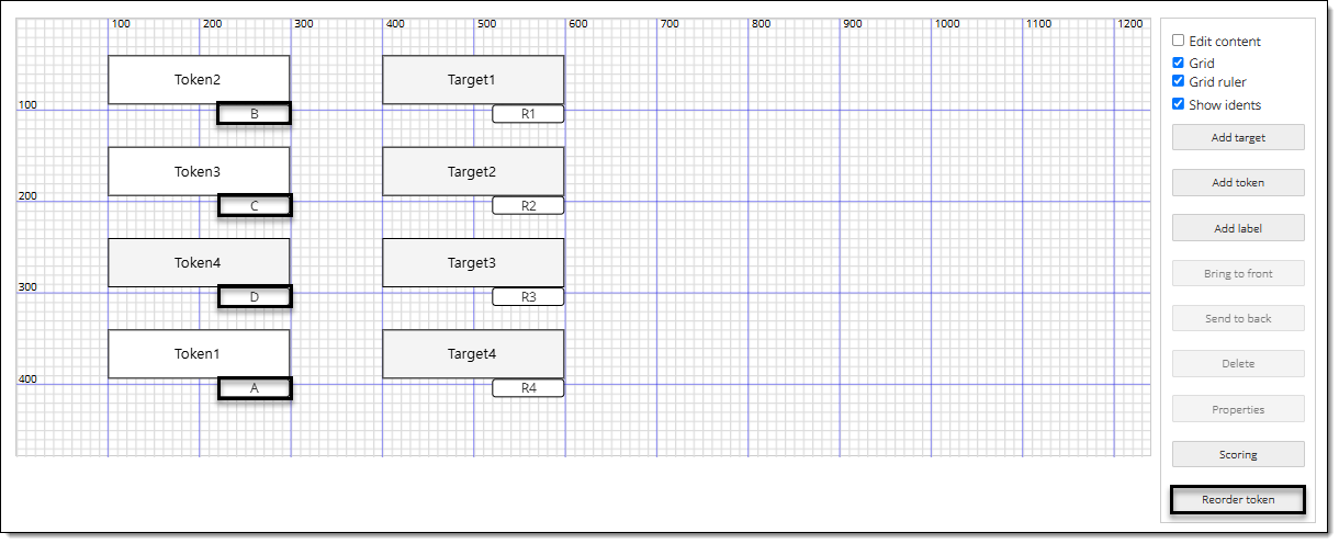 Drag and drop layout editor