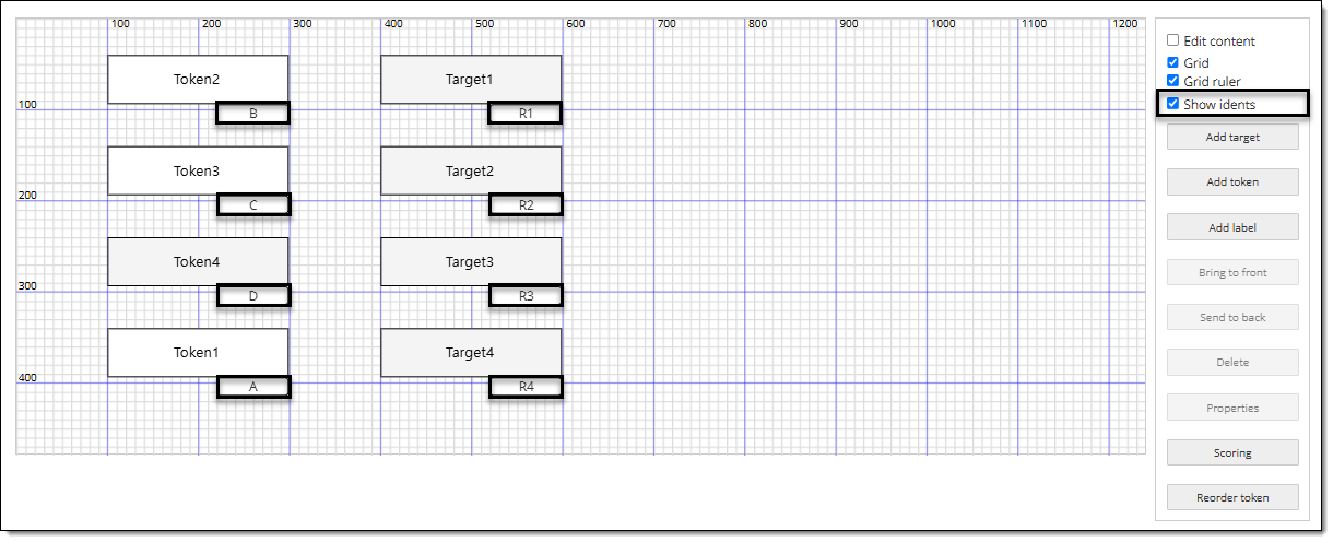 Drag and drop layout editor